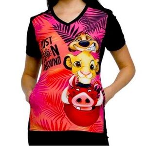 Disney Lion King Scrub Top